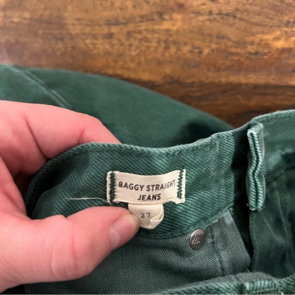 Madewell Baggy Straight Jeans: Garment-Dyed Edition - Picture 11 of 12